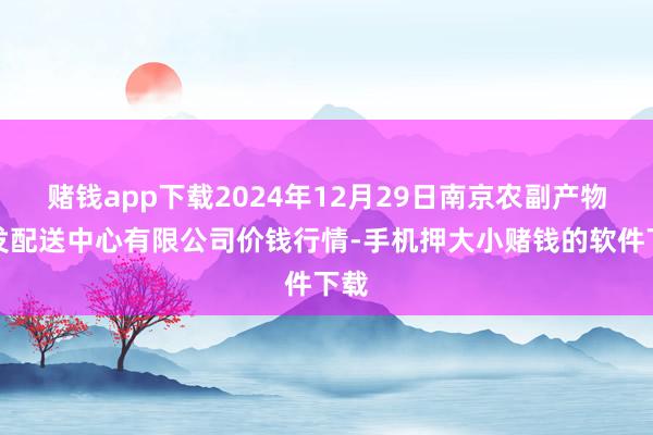 赌钱app下载2024年12月29日南京农副产物物发配送中心有限公司价钱行情-手机押大小赌钱的软件下载