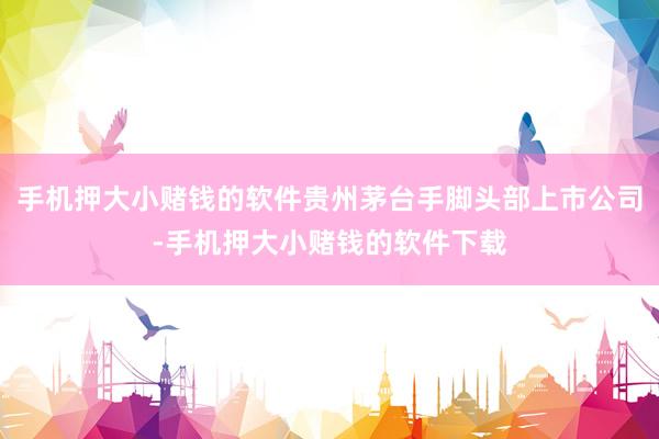 手机押大小赌钱的软件贵州茅台手脚头部上市公司-手机押大小赌钱的软件下载