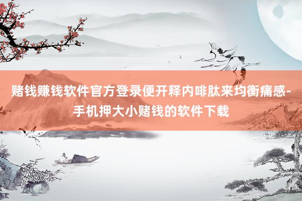 赌钱赚钱软件官方登录便开释内啡肽来均衡痛感-手机押大小赌钱的软件下载
