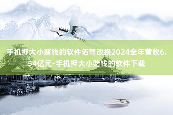 手机押大小赌钱的软件佑驾改换2024全年营收6.54亿元-手机押大小赌钱的软件下载