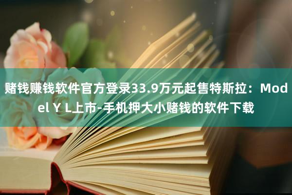 赌钱赚钱软件官方登录33.9万元起售特斯拉：Model Y L上市-手机押大小赌钱的软件下载