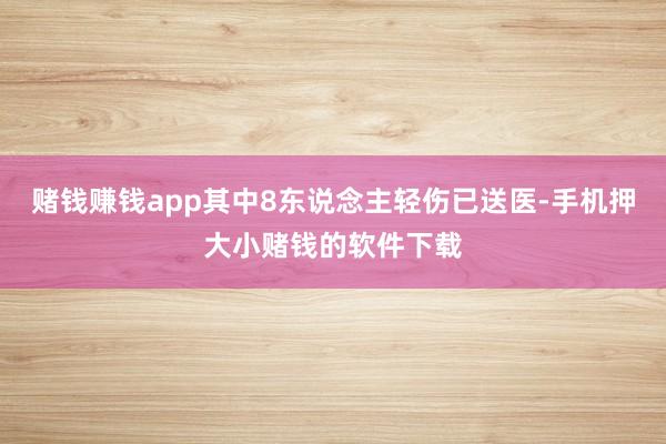 赌钱赚钱app其中8东说念主轻伤已送医-手机押大小赌钱的软件下载
