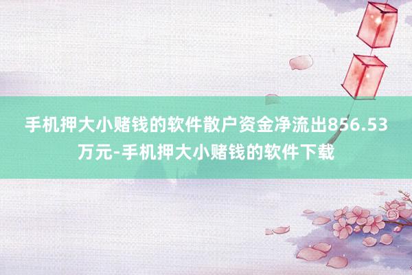 手机押大小赌钱的软件散户资金净流出856.53万元-手机押大小赌钱的软件下载